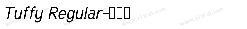 Tuffy Regular字体转换